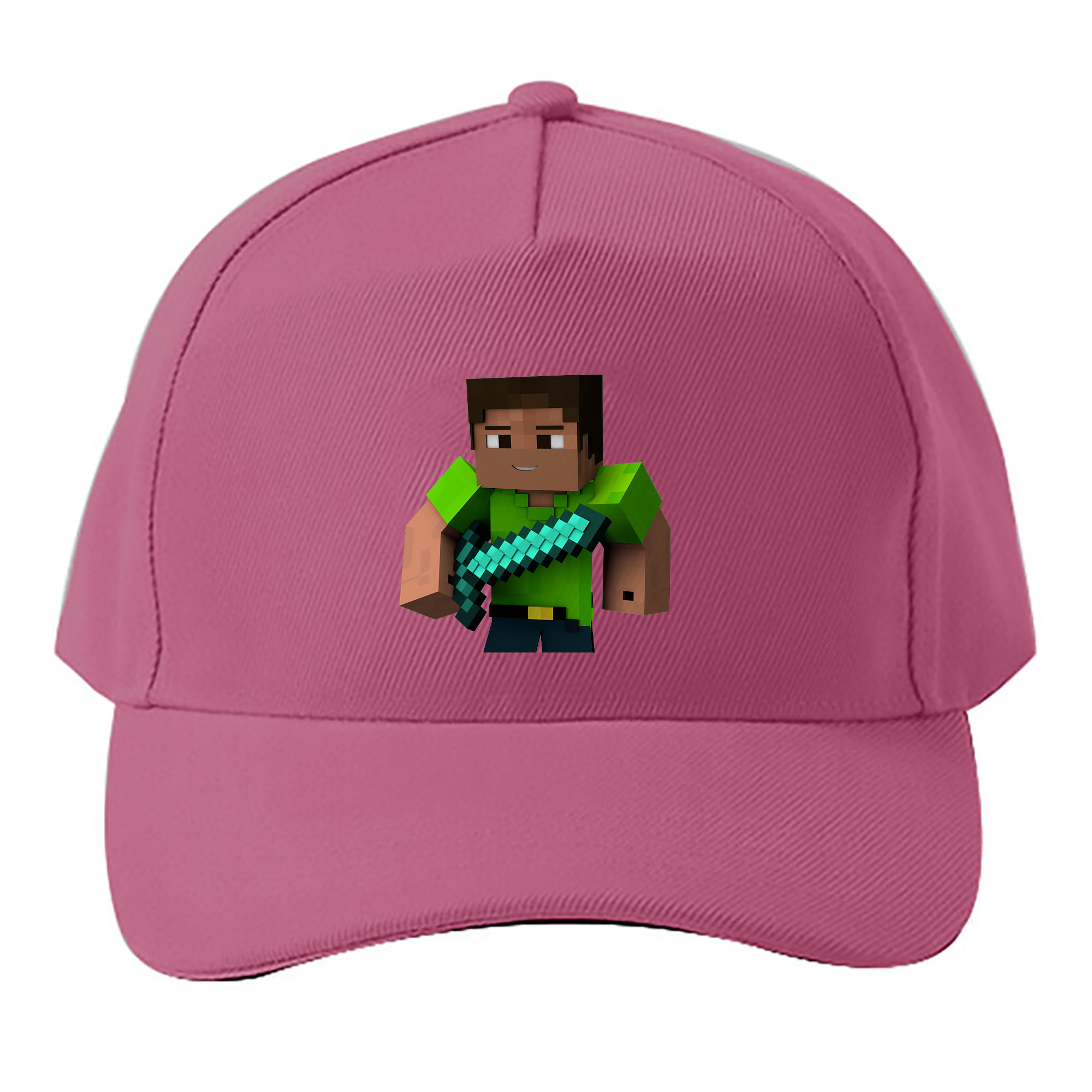 （画像用） マインクラフト ブロックの世界 Minecraft MC Block world ベースボールキャップ 綿100％ 男女兼用 帽子 スポーツ